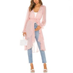 LPA • Revolve • Pink Ruffle Duster